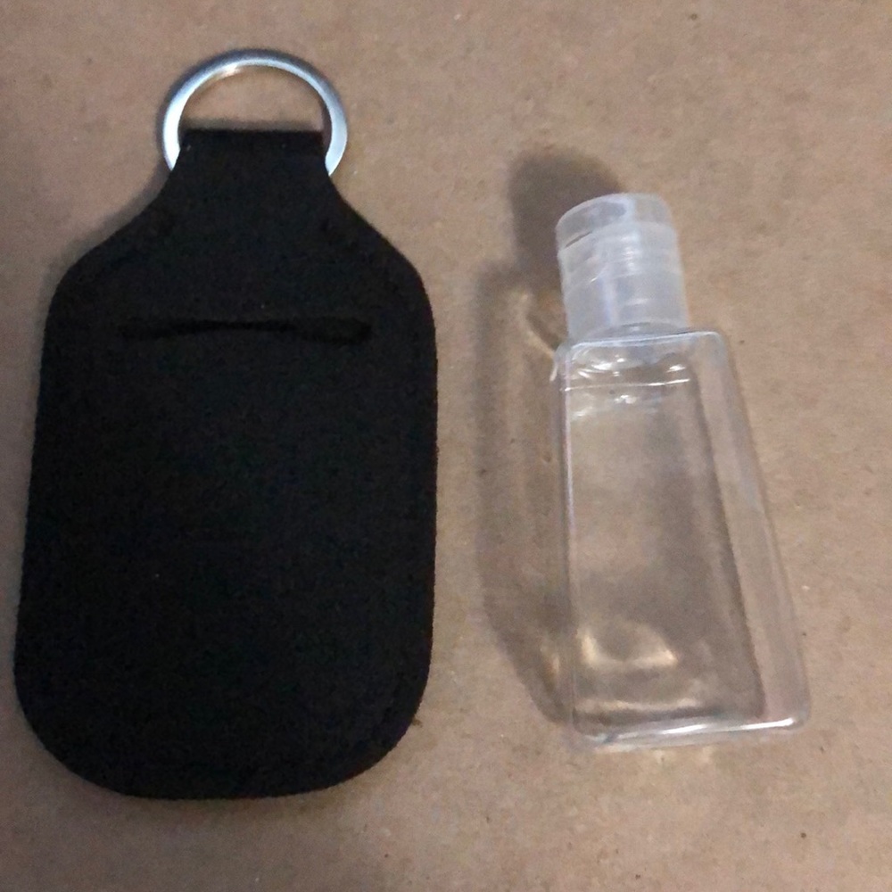 Hand sanitizer keychain